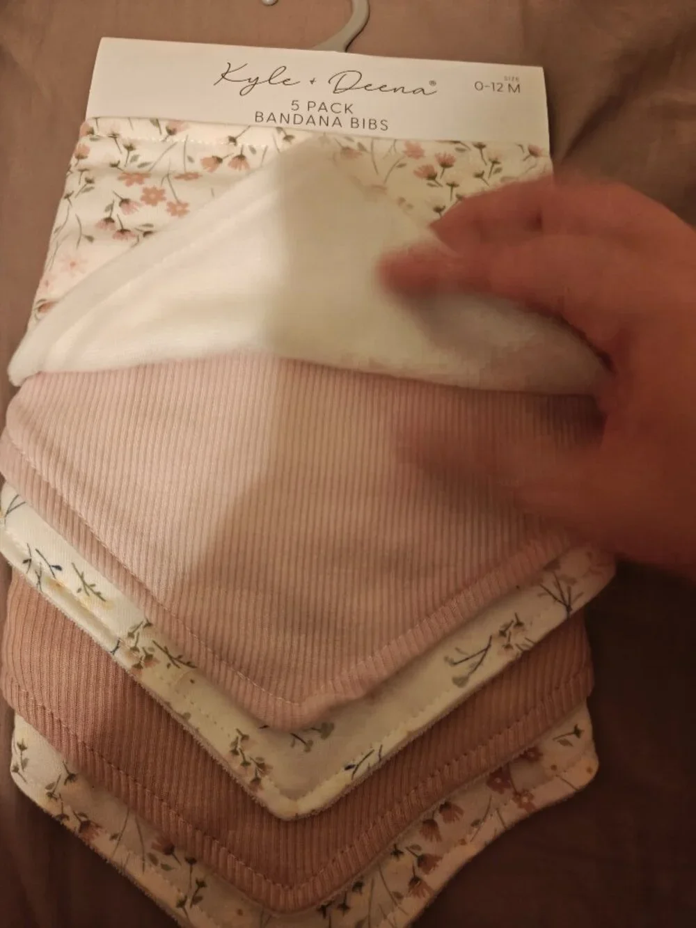 Kyle and Deena 5 pack bandana bibs 0-12months